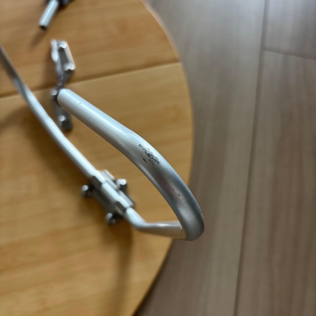  peak 竹製円形折りたたみテーブル