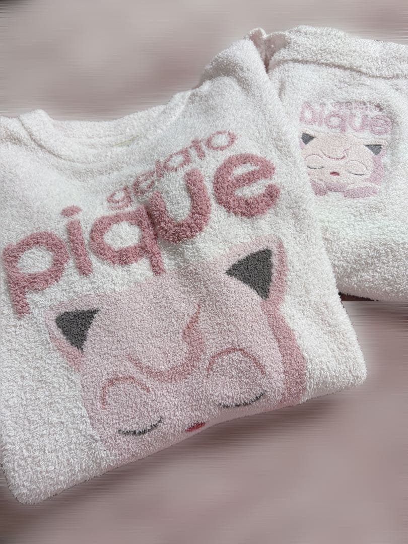 【美品】 ジェラートピケ　ポケモン　プリン　上下セット