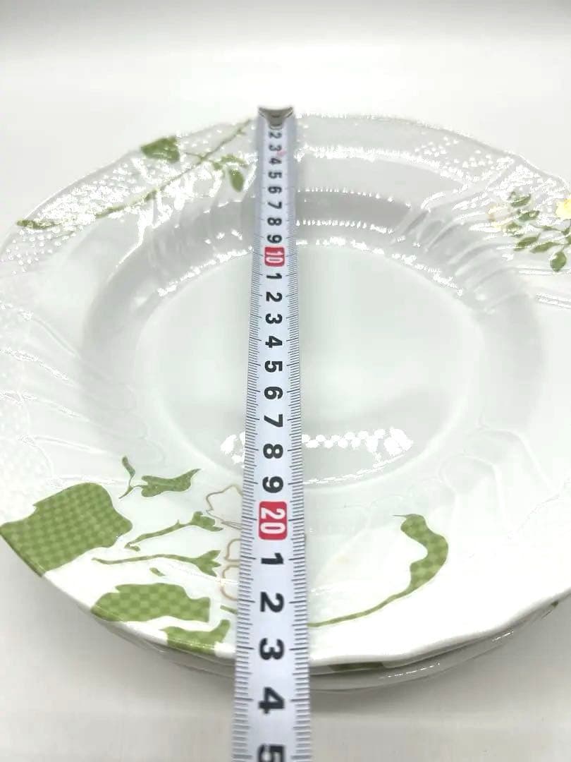 リチャードジノリ フィオーリベルディ陶器皿 5枚セット 約23cm