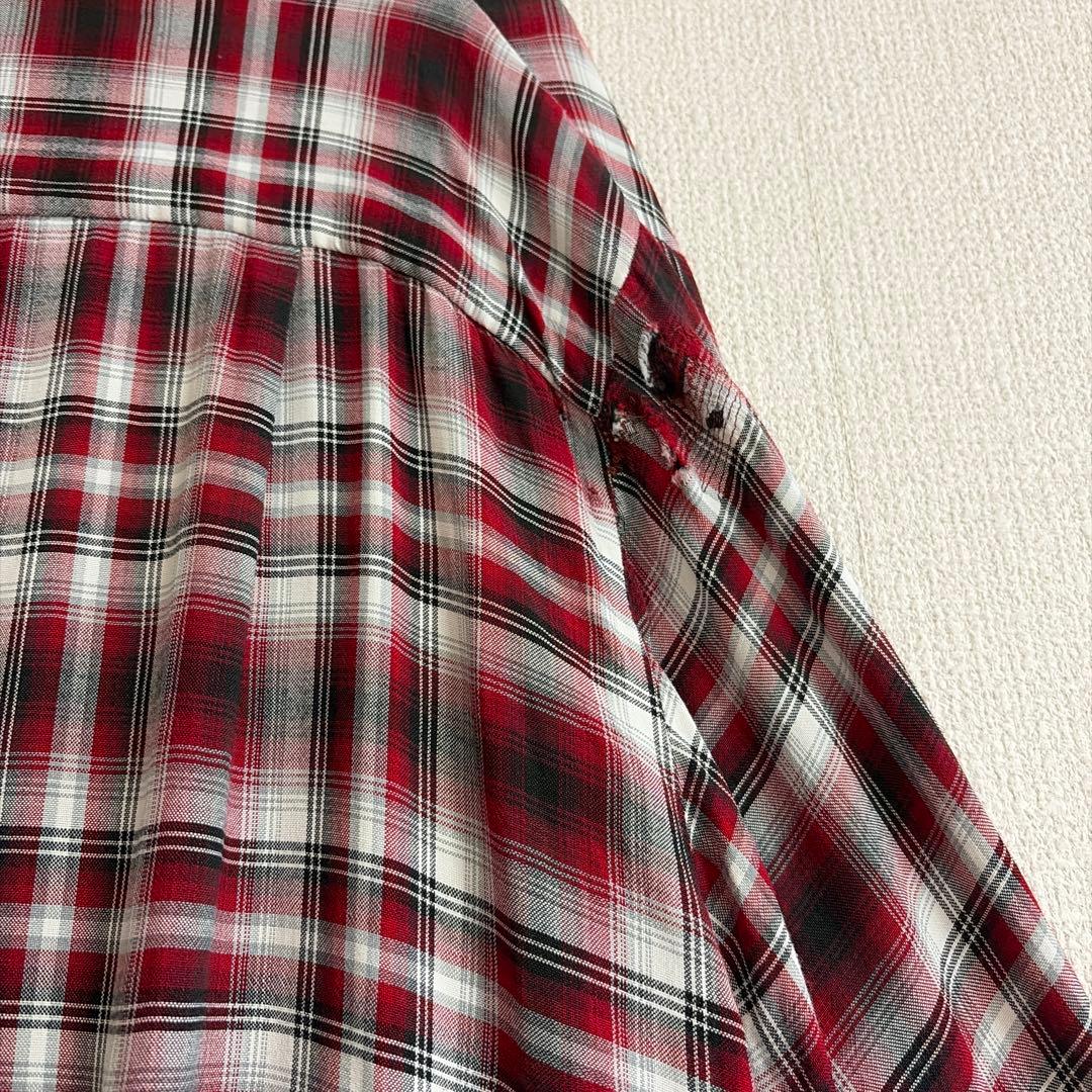 40's ~ 50's Towncraft オンブレチェック レーヨン シャツ