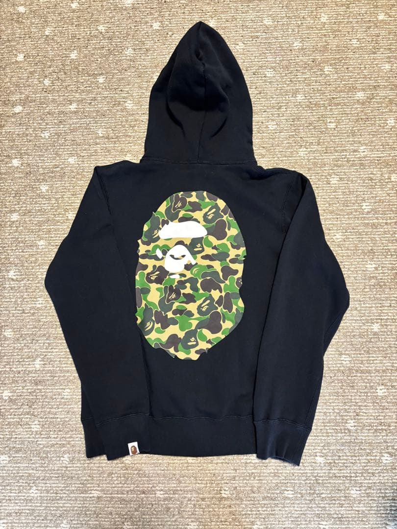 BAPE ジップアップパーカー ブラック