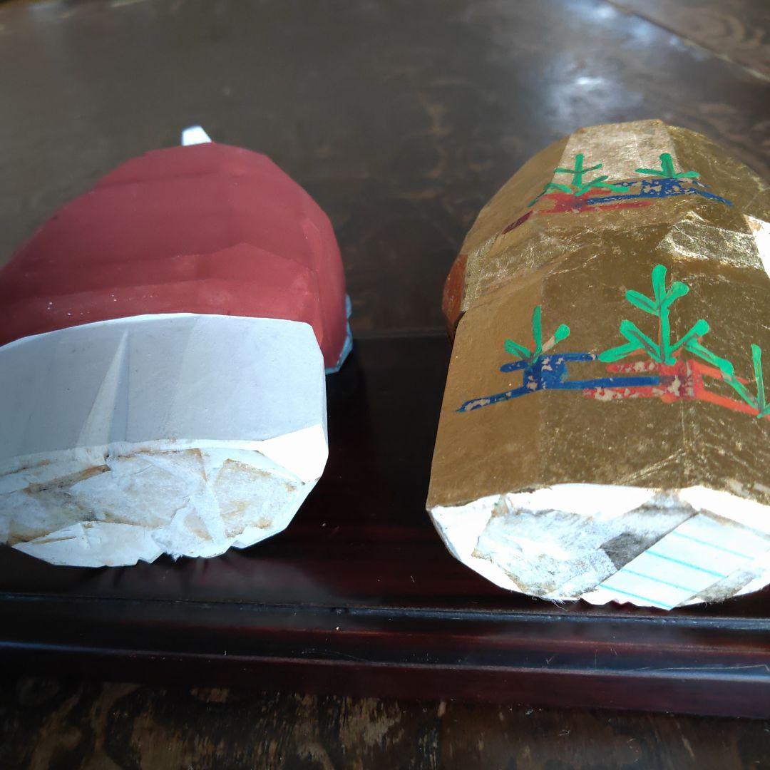 春日有職　一刀彫　高砂　杜寿園