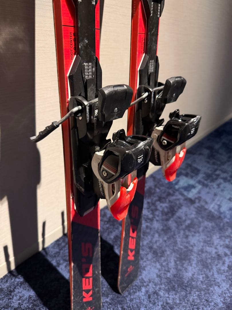オガサカ KS-NV スキー板 バインディングチューンナップ済み160cm