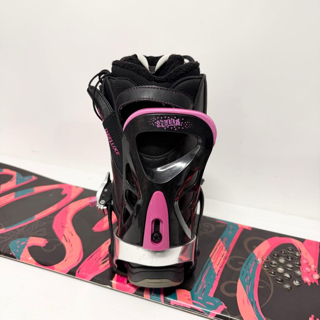 DEELUXE レディース　スノボセット　ディーラックス　スノーボード　美品　板