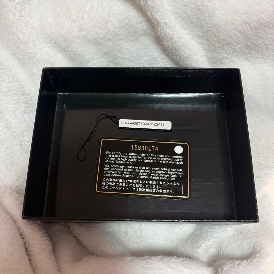 CHANEL キルティング ブラック 二つ折り財布