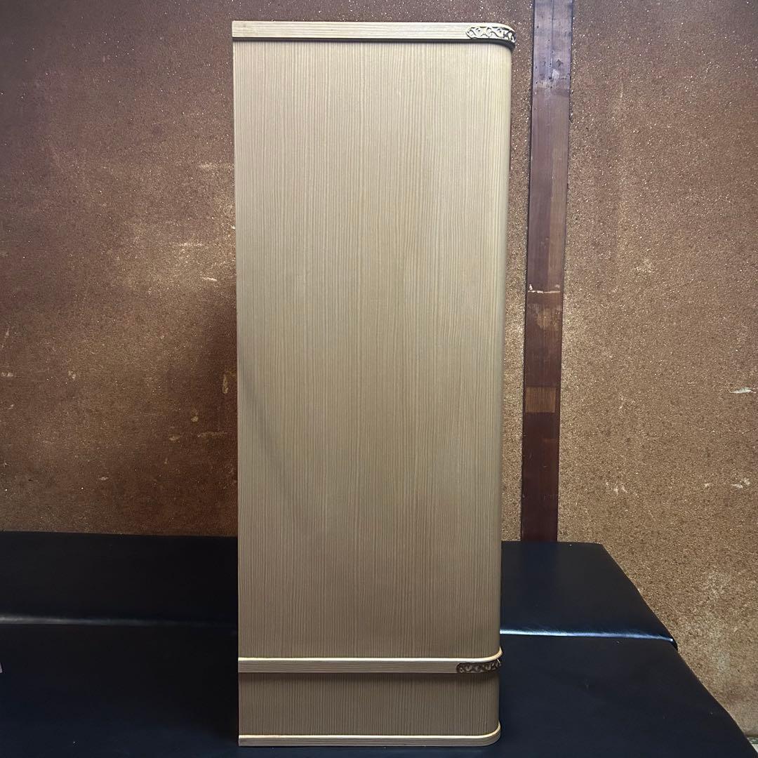 極希少　桐下駄箱　桐箪笥　和桐　前飾り付き　年輪に桐　隠し鍵飾り　和モダン