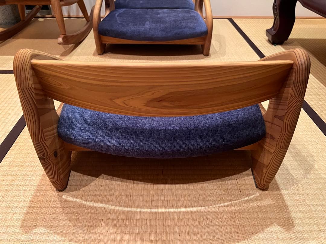 座椅子/木製/4脚セット/HIDA（2脚セットでの購入も可）