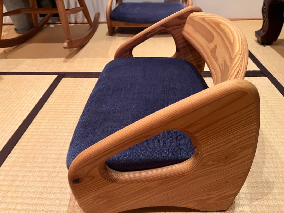 座椅子/木製/4脚セット/HIDA（2脚セットでの購入も可）