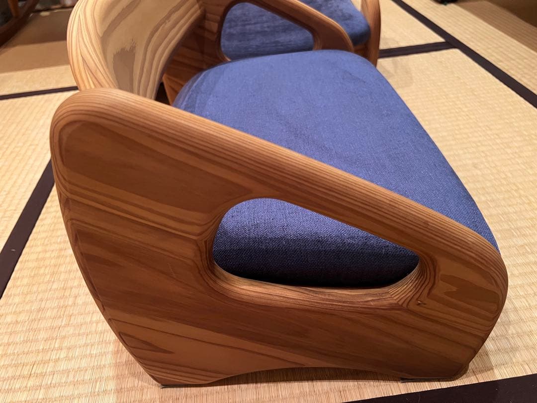 座椅子/木製/4脚セット/HIDA（2脚セットでの購入も可）