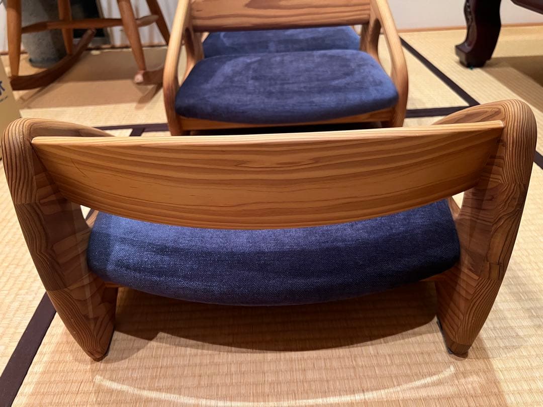 座椅子/木製/4脚セット/HIDA（2脚セットでの購入も可）