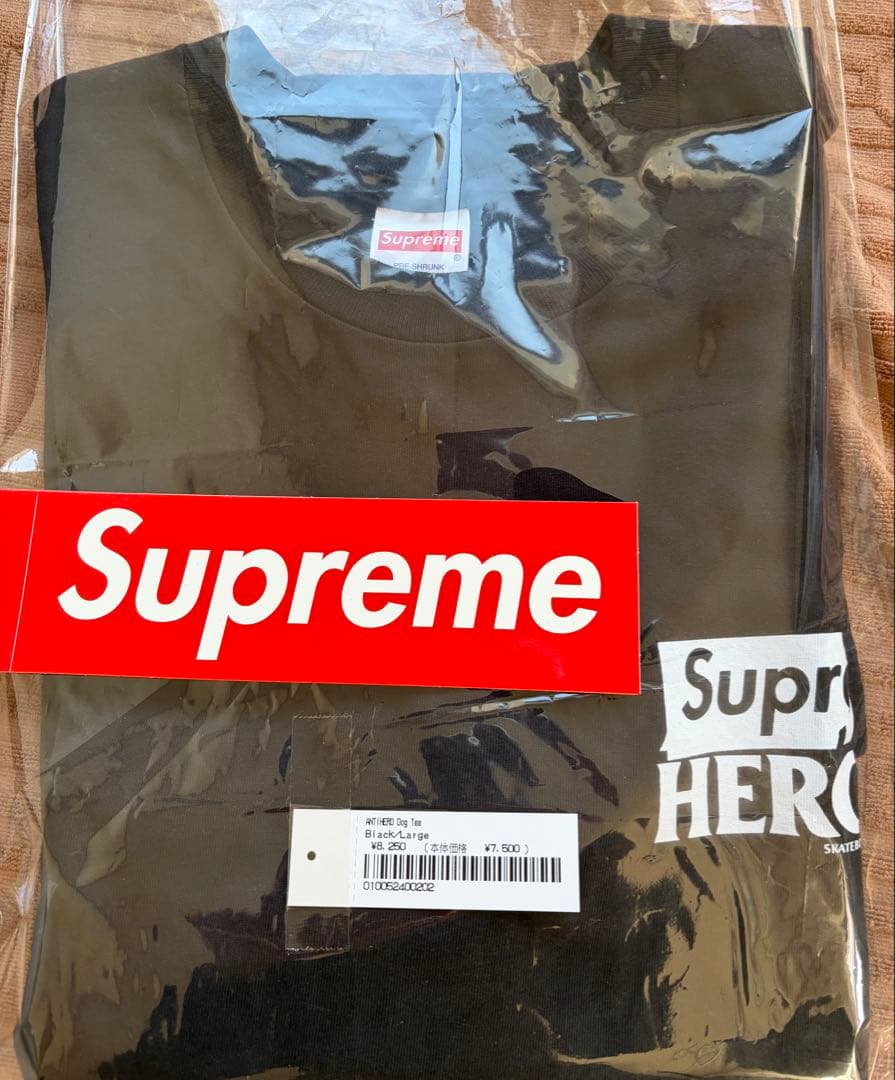 supreme ANTIHERO Dog Tee 黒　L Tシャツ シュプリーム