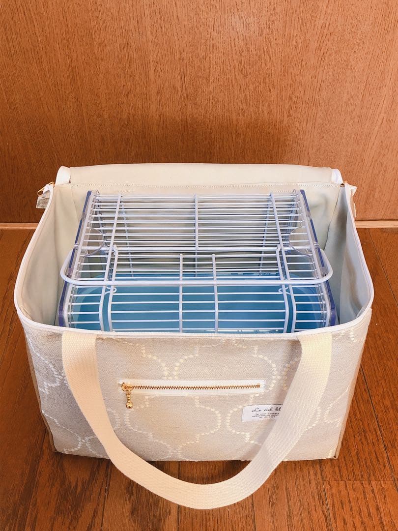 鳥かごキャリーバッグ（ファスナータイプ）