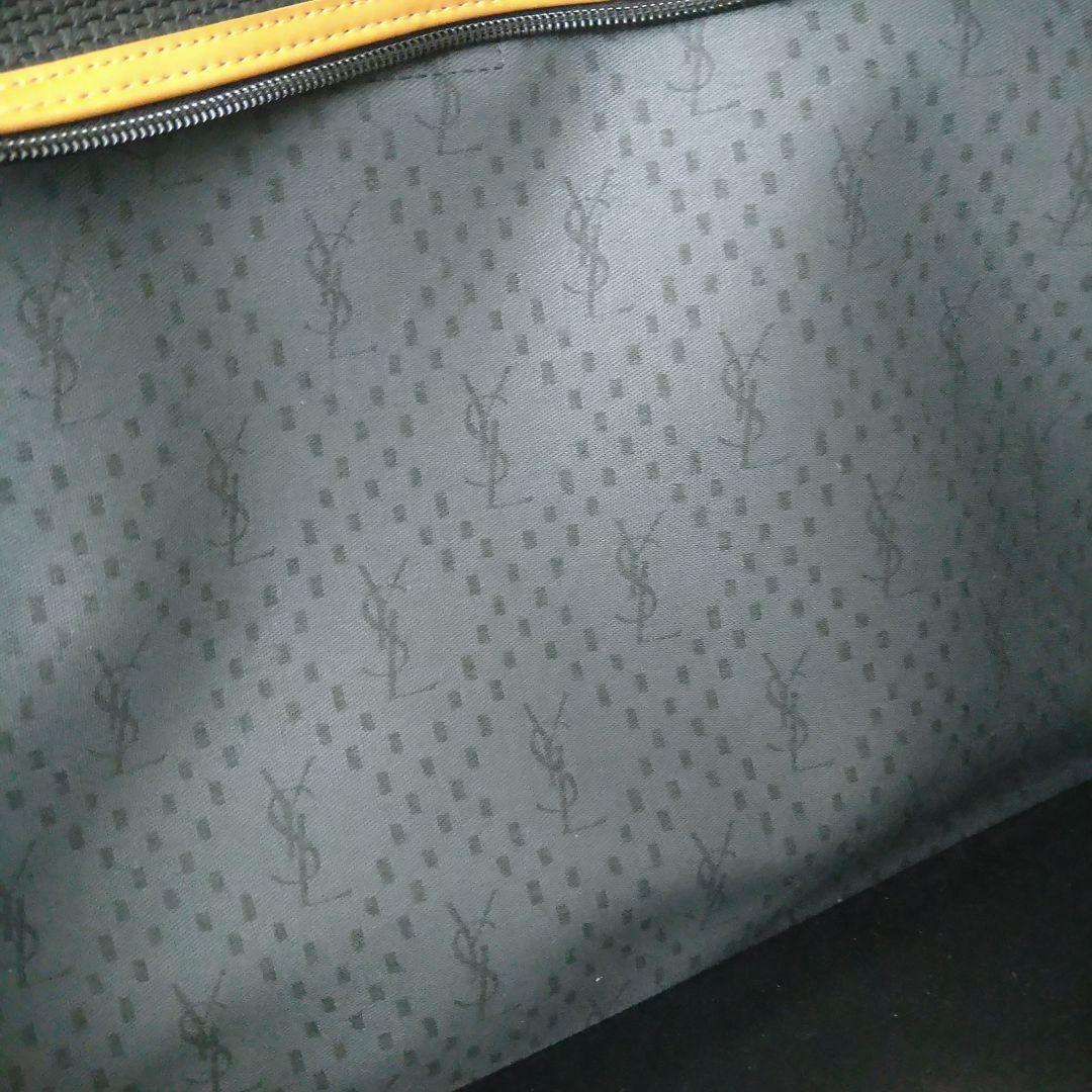 イヴサンローラン ボストンバッグ 大容量 男女兼用 ブラック