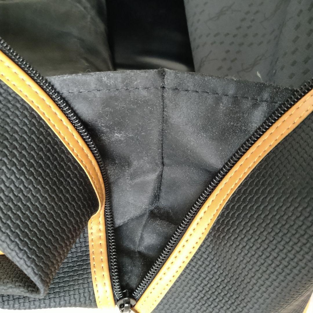 イヴサンローラン ボストンバッグ 大容量 男女兼用 ブラック