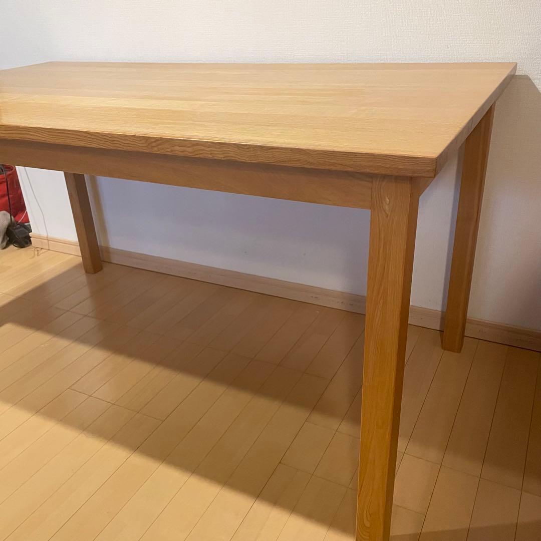 廃盤品 無印良品 無垢材　ダイニングテーブル　140cm