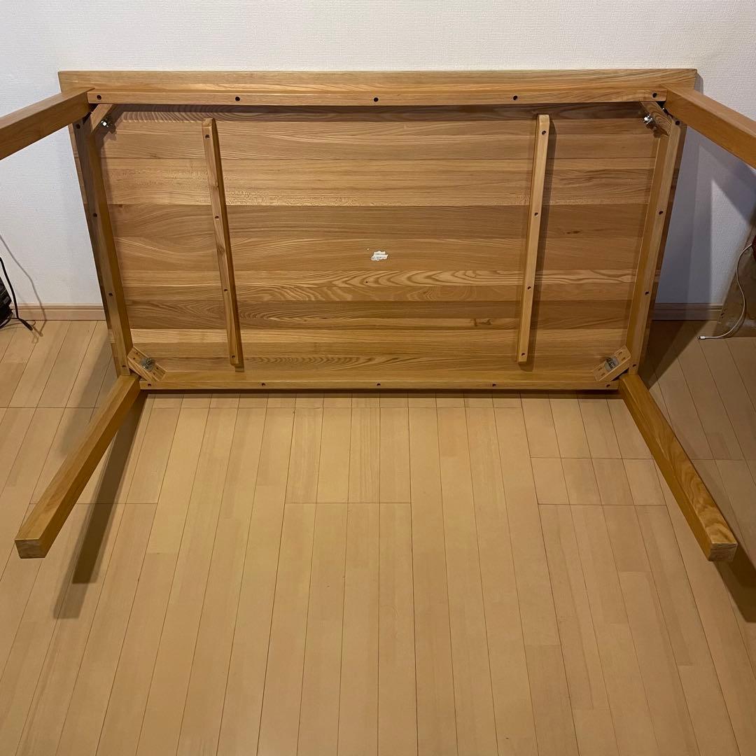 廃盤品 無印良品 無垢材　ダイニングテーブル　140cm