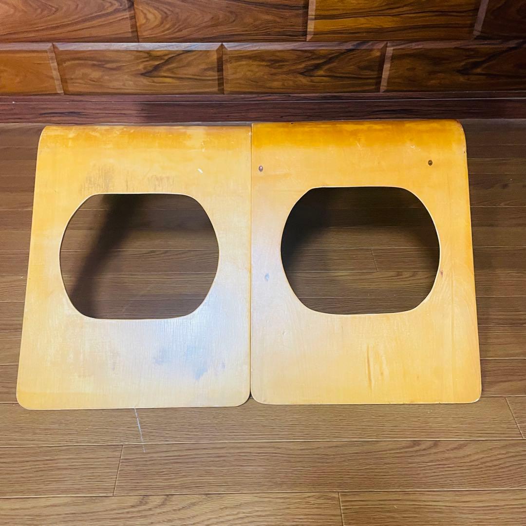 石橋✨️木製座椅子　曲げ座椅子　和座椅子 ナチュラル 　旅館座椅子