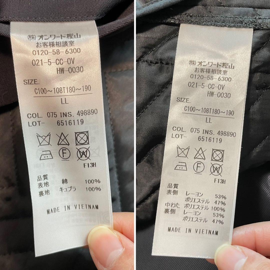 極美品 希少 ジェイプレス ロングステンカラーコート ライナー付き 黒 XL