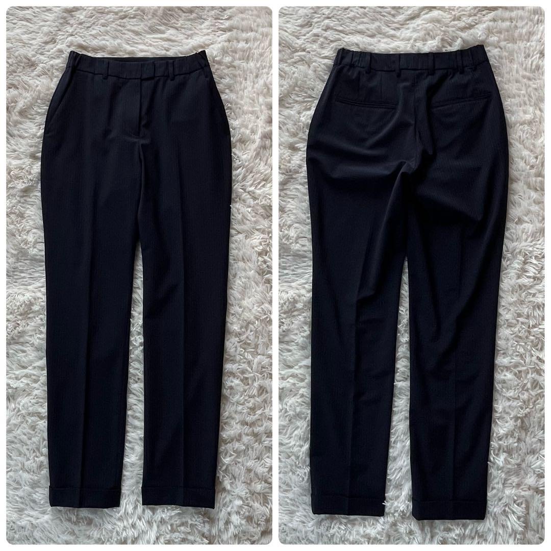 スーツセレクト×Samantha コラボ セットアップ ストライプ ネイビー7