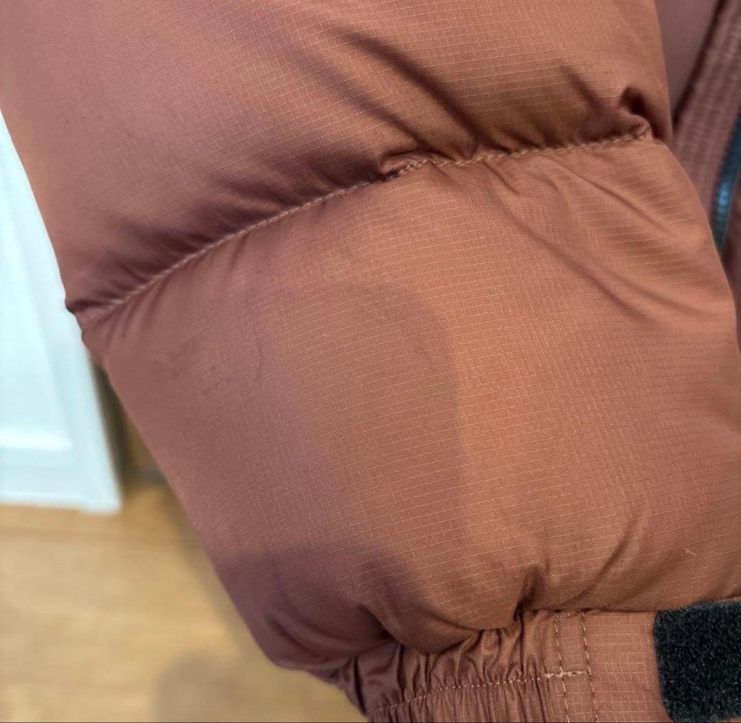 THE NORTH FACE ショート ヌプシ ジャケットS ブラウン/ブラック