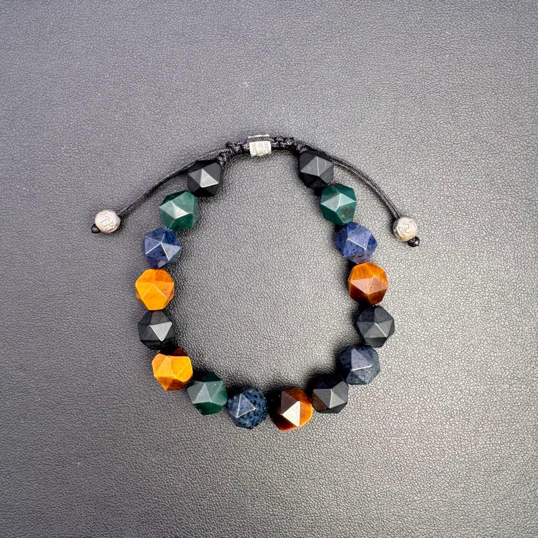 AWNL 天然石 ブレスレット 箱 カード 保存袋 オニキス タイガーズアイ 他