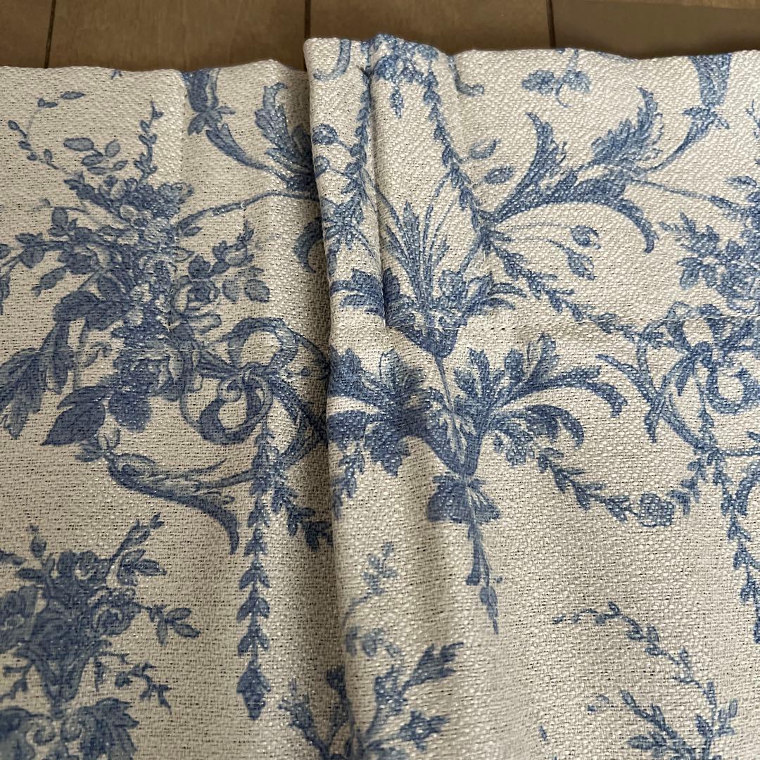 パピコ【訳あり】ローラアシュレイ カーテン　ブルー系