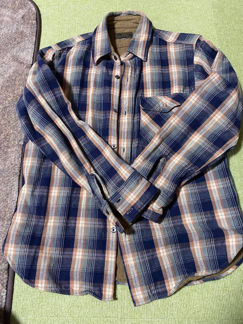 DELUXEWARE チェック ヘビーネルシャツ フランネル