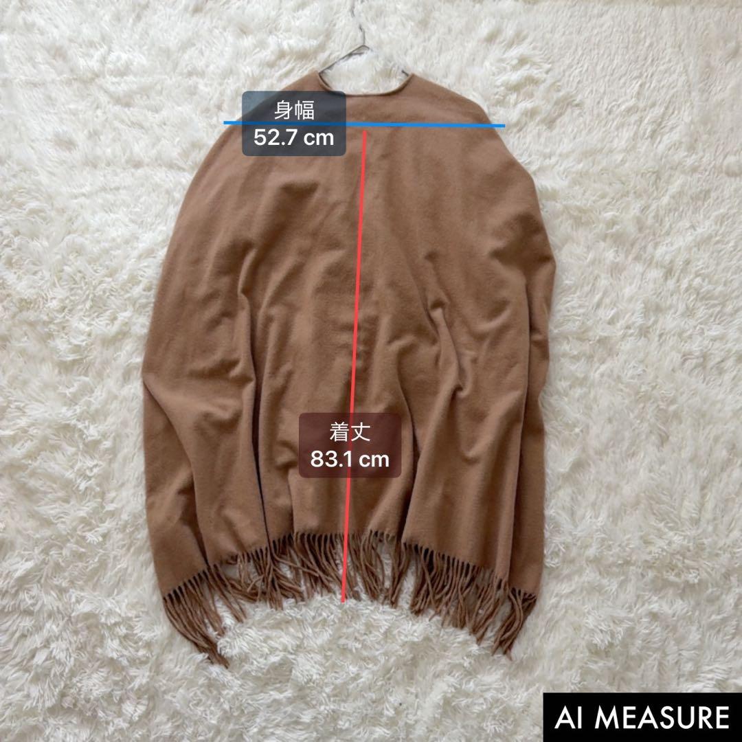 MUSE de Deuxieme Classe カシミヤ 大判ストール キャメル