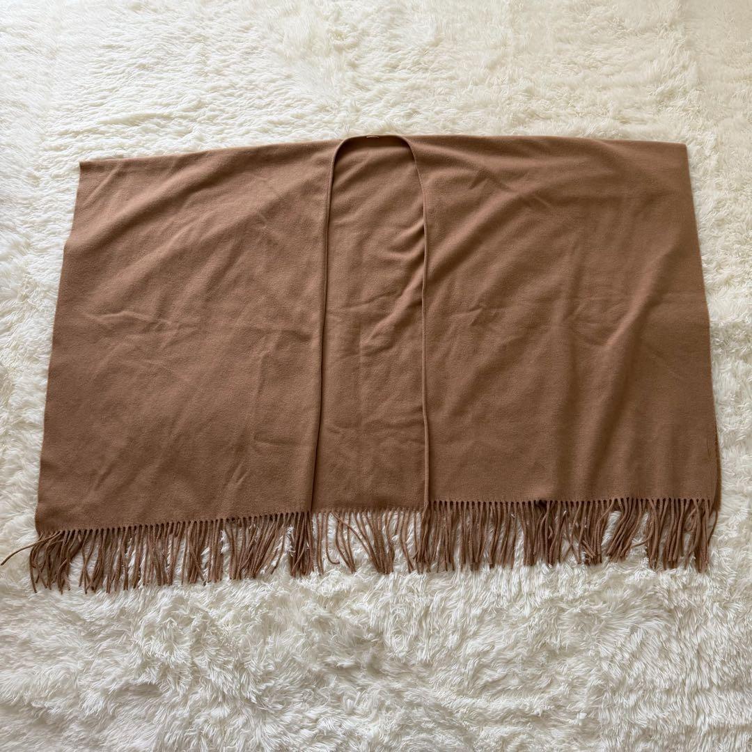 MUSE de Deuxieme Classe カシミヤ 大判ストール キャメル