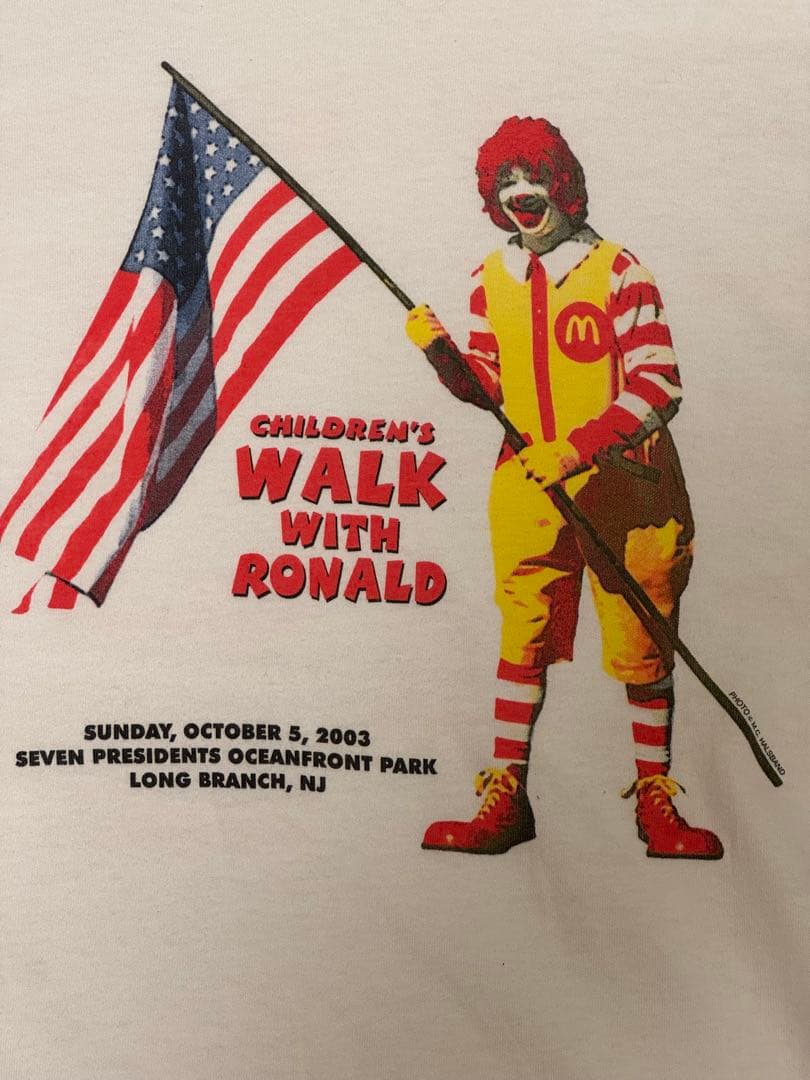 マクドナルド ヴィンテージTシャツ アート ムービー ホラー