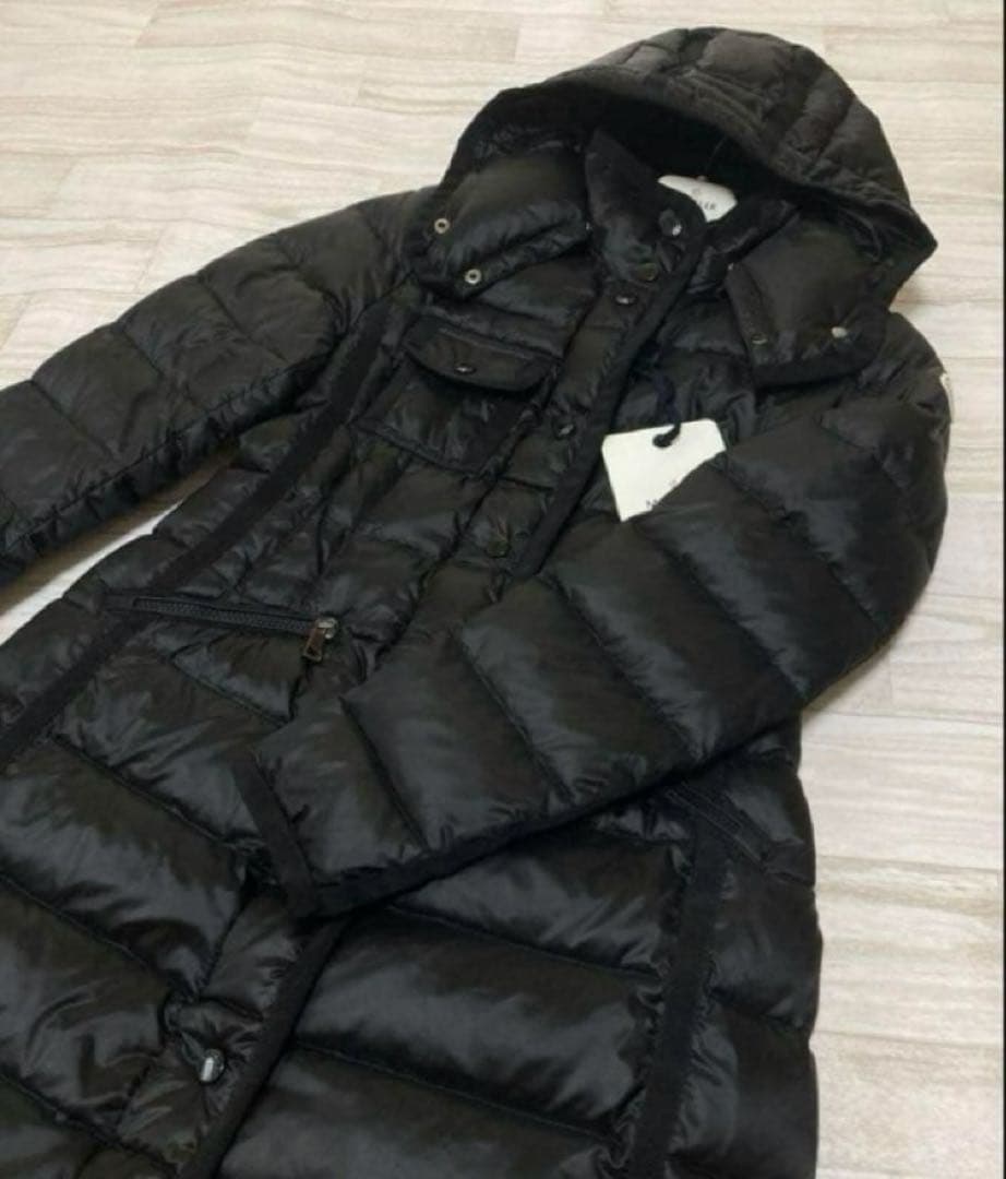 【新品本物】サイズ1 モンクレール エルミンヌブラックダウン719⑥