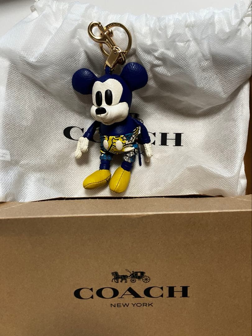 coach キースヘリングミッキー チャーム　キーホルダー　新品未使用品
