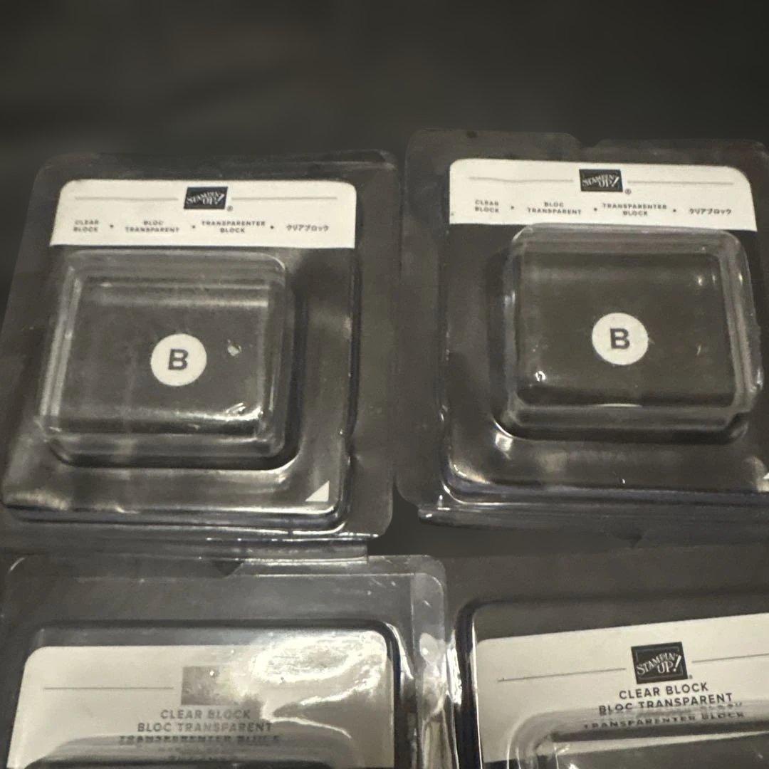 入手困難！　スタンピンアップ　クリアブロック　5種×2=10個セット 未開封