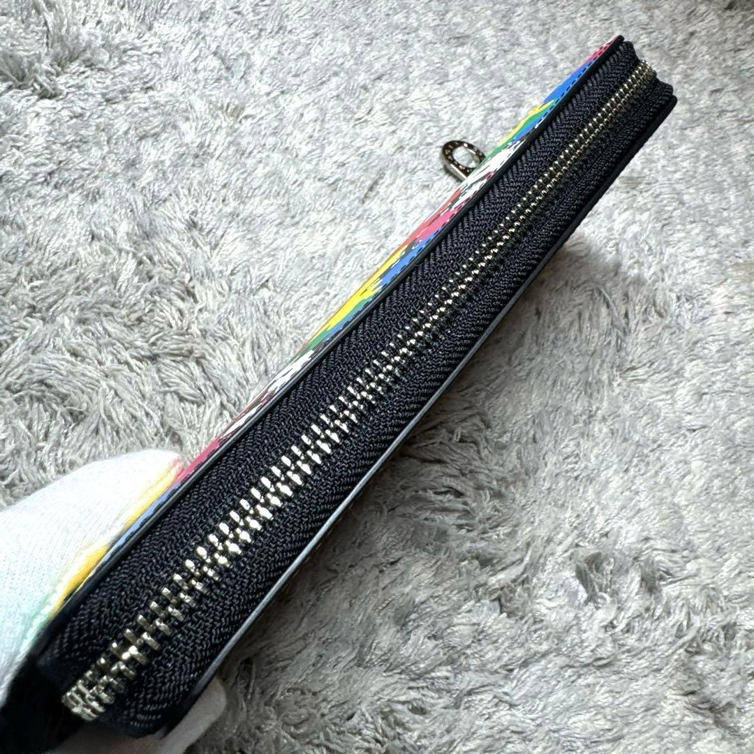 【未使用】CASTELBAJAC 長財布 ラウンドファスナー レザー カラフル