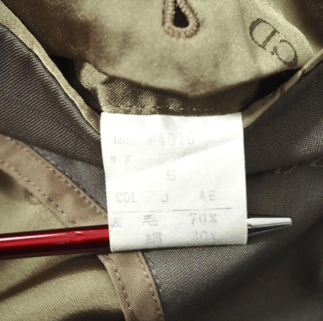 美品 クリスチャンディオール ステンカラーコート S 正規品