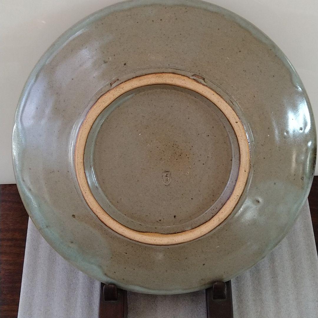 整理NO52島岡達三作（人間国宝）象嵌縄文皿