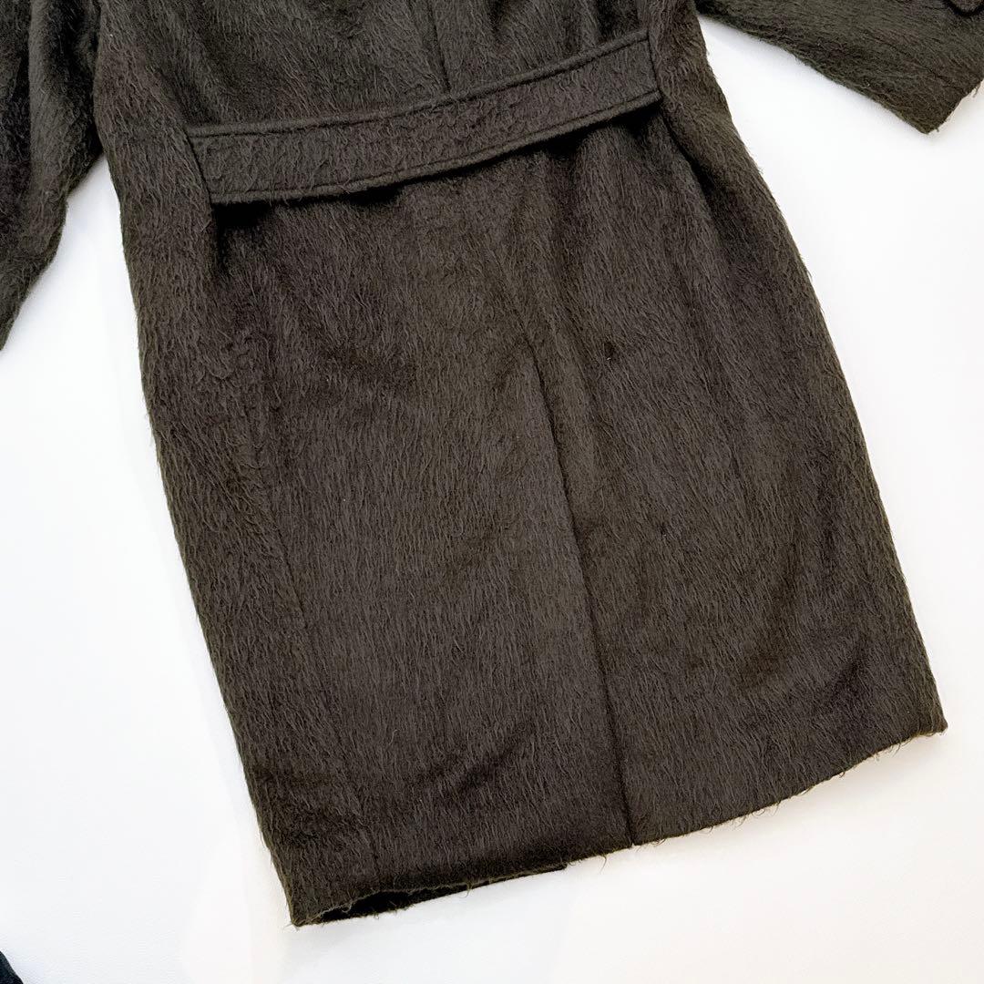 Ameri Vintage 3way oval shaggy coat スミクロ