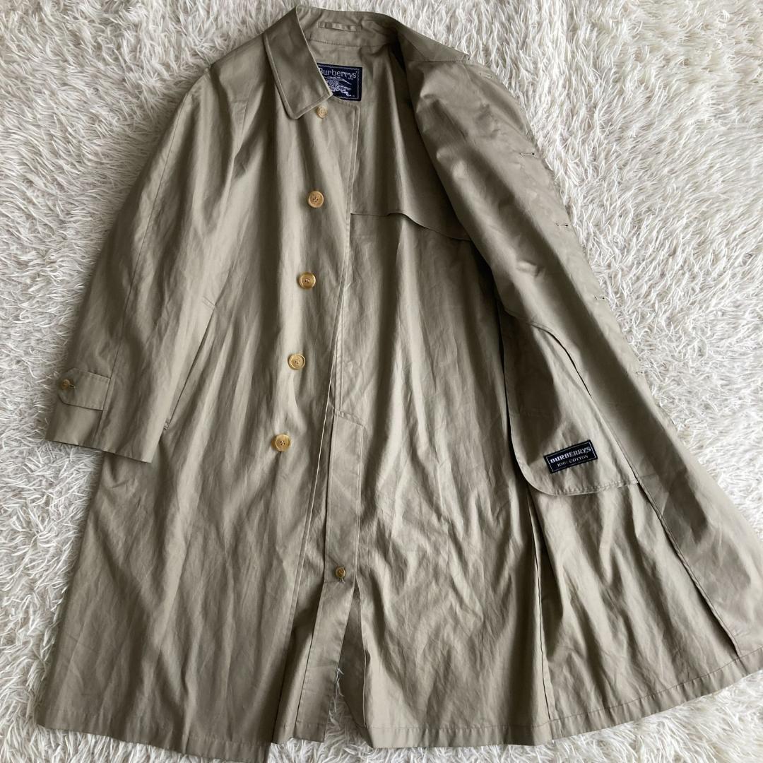 【希少1980sビンテージ】L相当　バーバリー　ロング丈スプリングコート