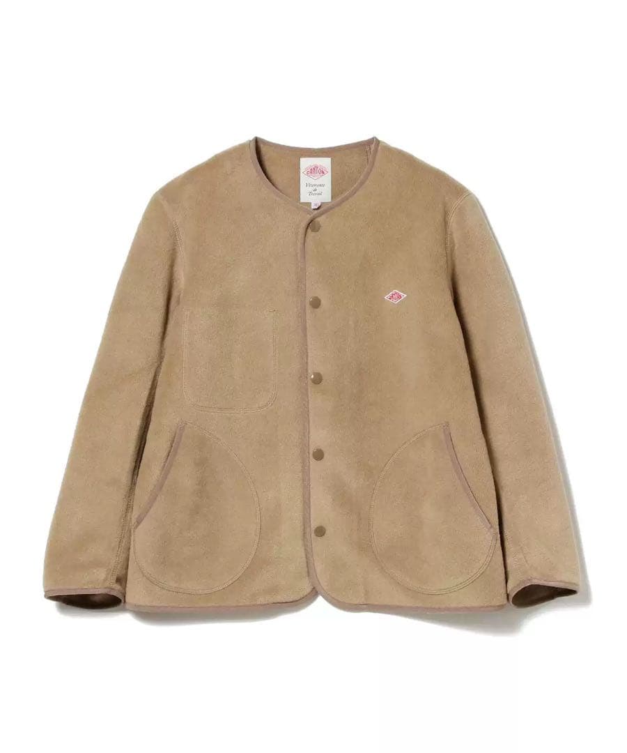 DANTON グレー カーディガン　ベージュ　42