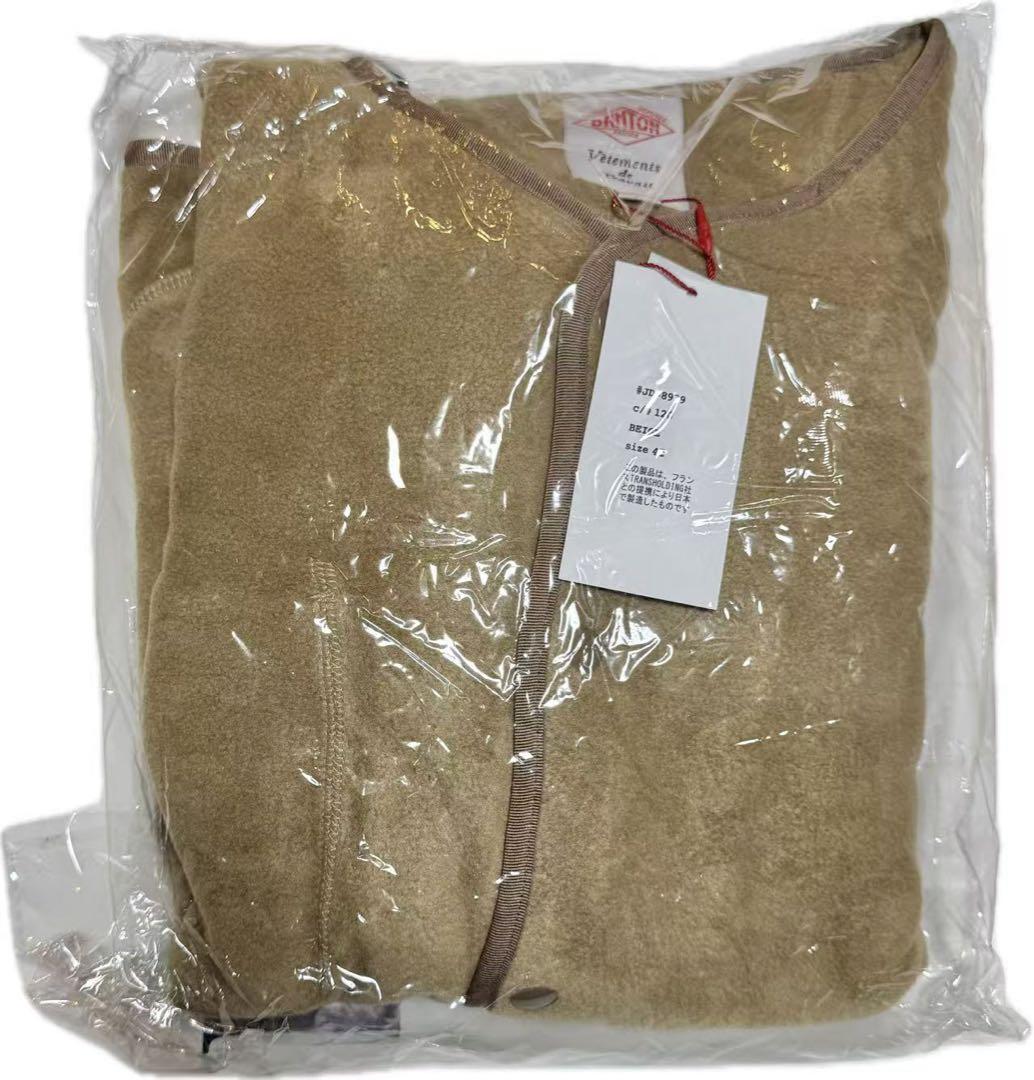 DANTON グレー カーディガン　ベージュ　42