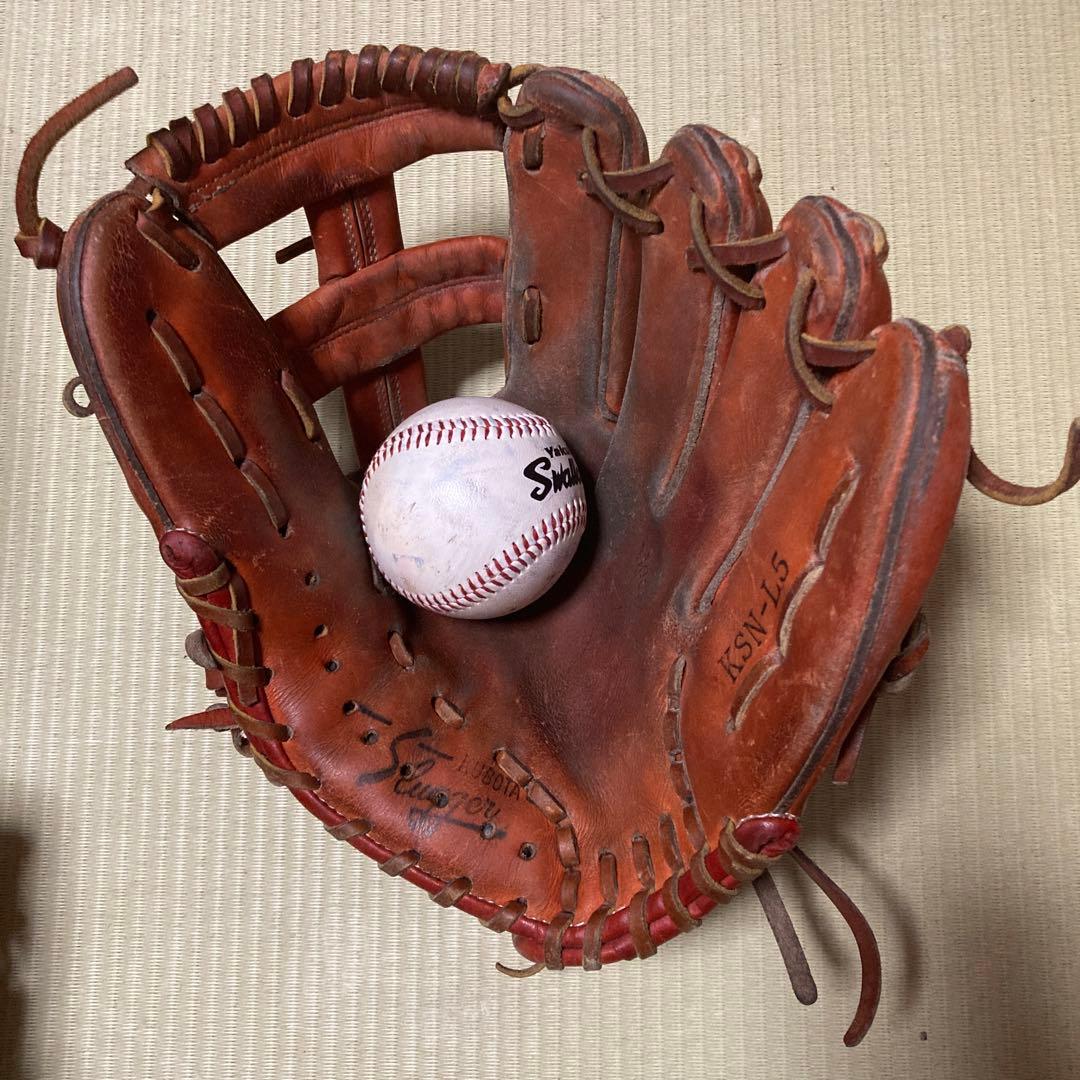 slugger軟式野球グローブ ブラウン