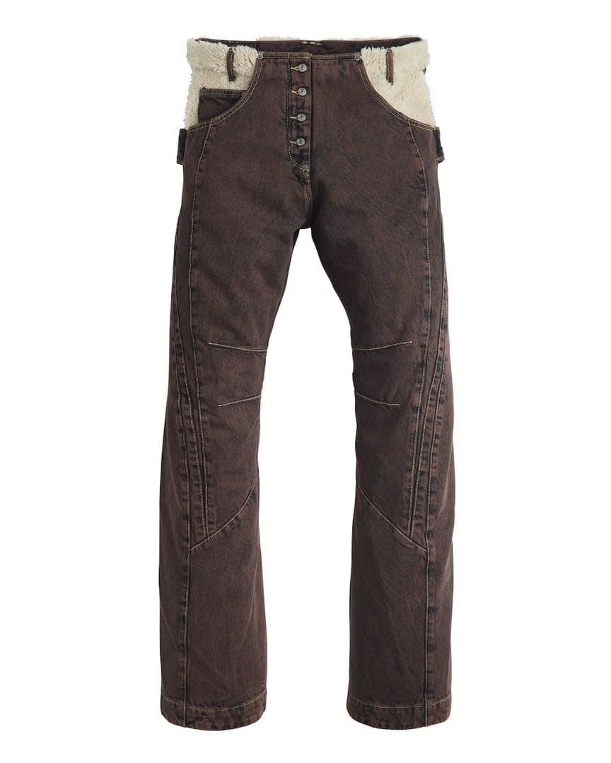 り*り様 深水光太変形ワイドデニムキココスタンディノフ×LEVI'S ブラウンデ