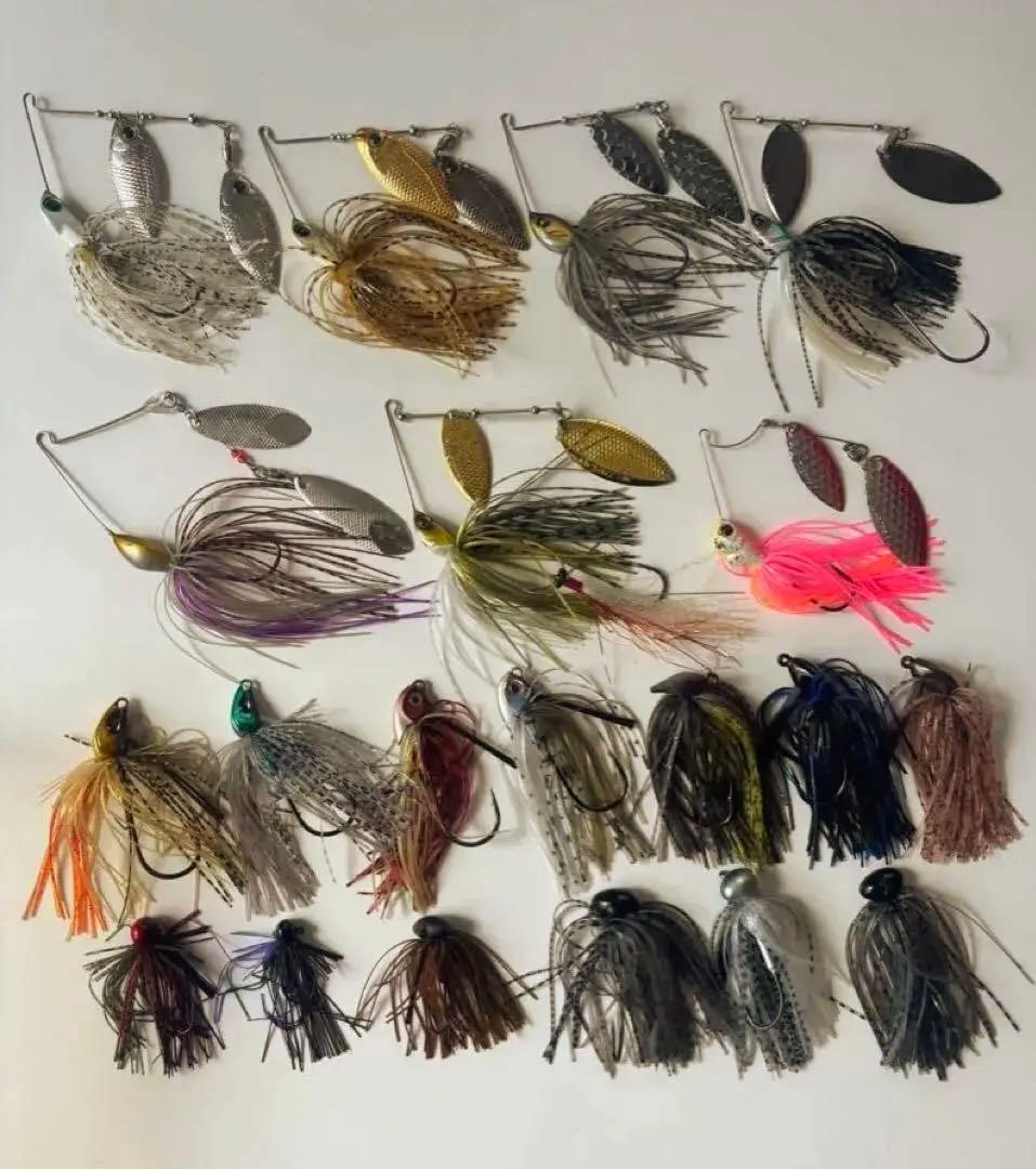 【美品】deps JACKALL スピナーベイト スイムジグ ラバージグ 20個