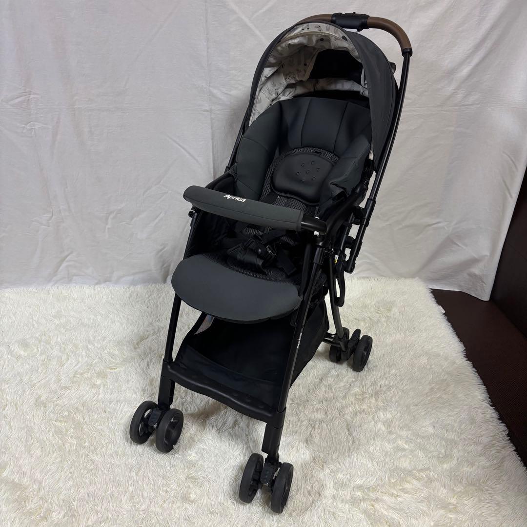 【極美品】Aprica ベビーカー アップリカ　カルーンエアーメッシュAB