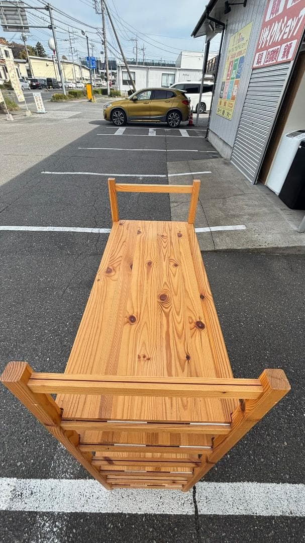 MUJI 無印良品 パイン材ユニットシェルフ 幅86cm