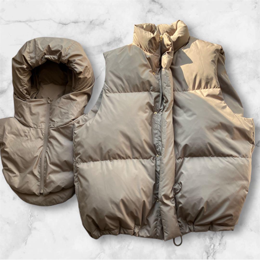 CALUX × DEUXIEMECLASSE ダウンベスト PUFFR ベージュ