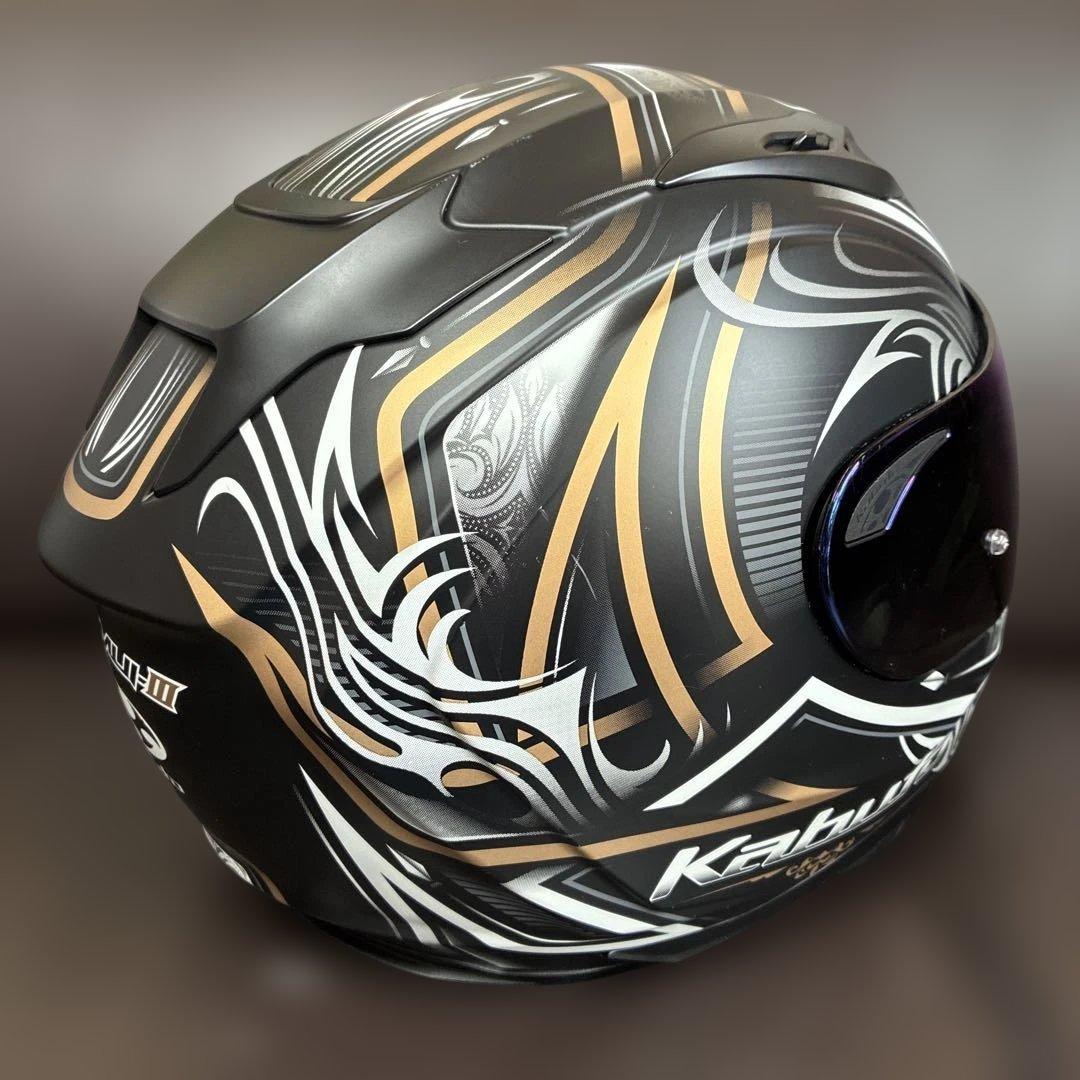 【美品】OGK KABUTO カブト KAMUI 3 JAG Mサイズ