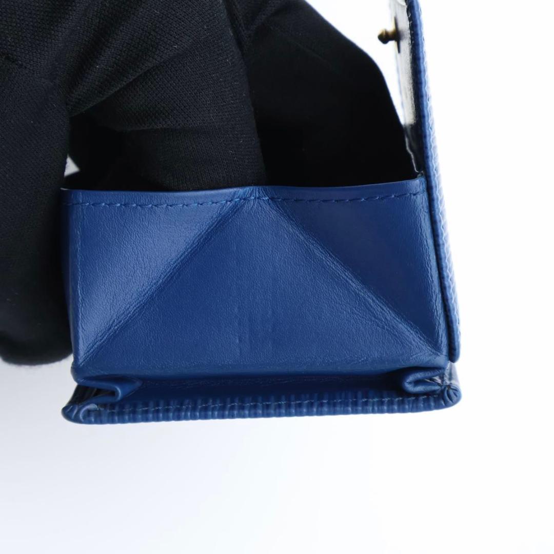 【極美品】ルイヴィトン　ポルトモネボワット　エピ　ケース　小銭入れ　青