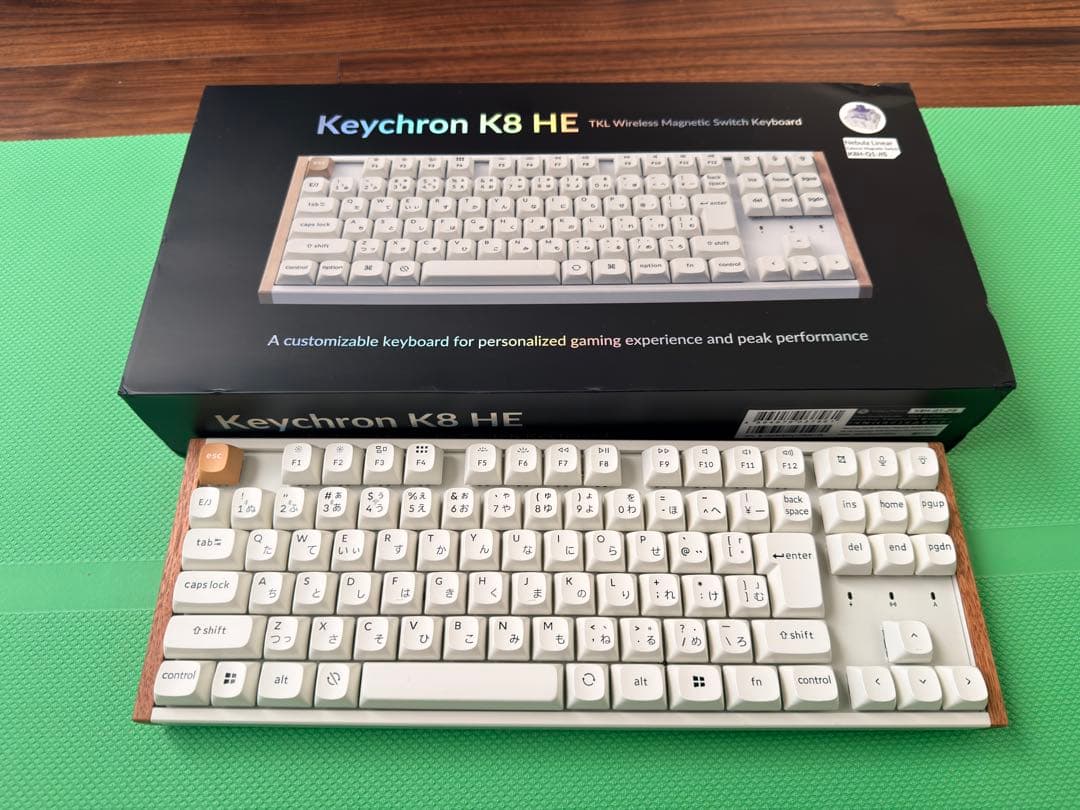 キーボード Keychron K8 HE 日本語配列（ホワイト）