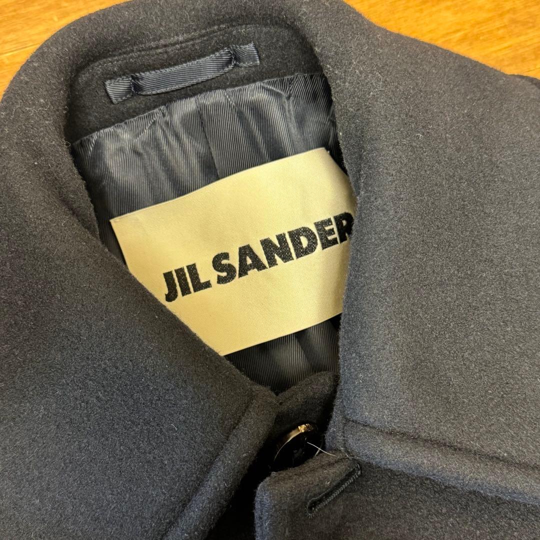 【美品】　JIL SANDER　21AW　ウール ステンカラーコート